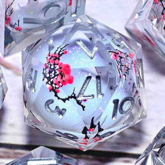 7PCS resin Dice Set Dragon and Dungeon Polyhedral  Dice, Punk Style Role-Play RPG Explorer MTG Pioneer Game DND Dice Set